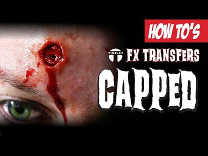 3D Bullet Hole FX Appliance Transfer Prosthetic Wound