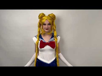 Moon Guardian Sailor Long Yellow Gold Premium Cosplay Wig