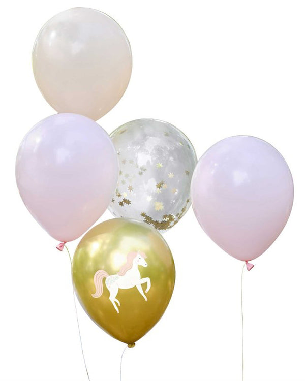 Princess Party Balloon Bundle Pack of 5