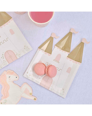 Princess Party Castle Paper Plates Pack of 8