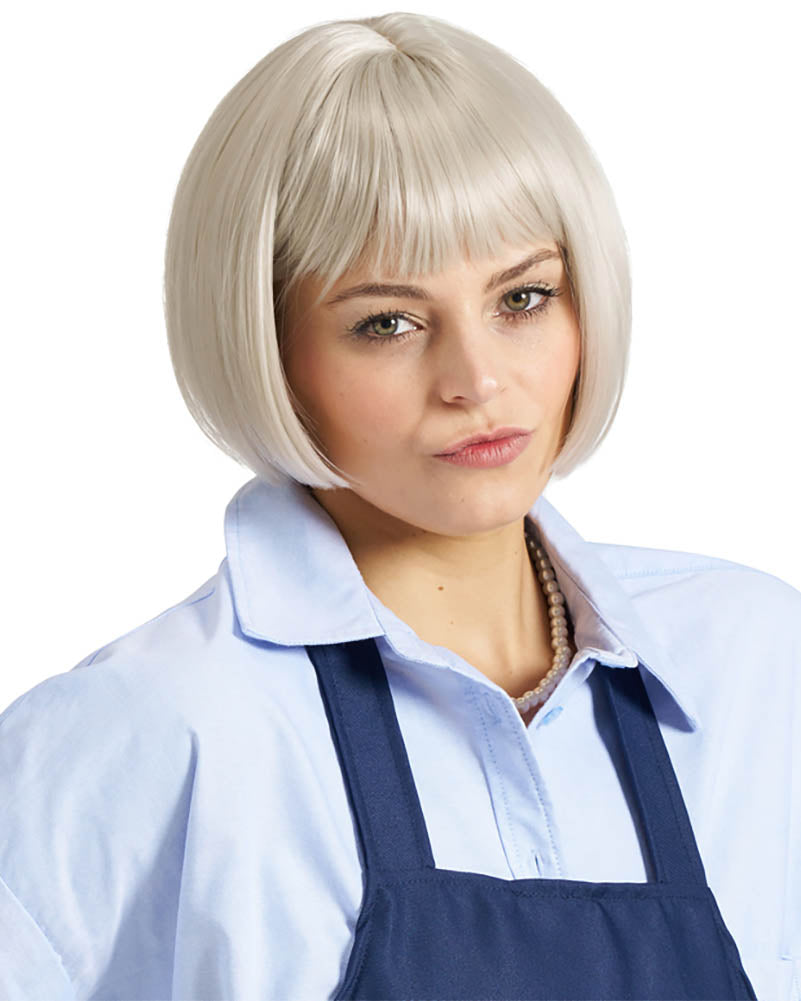 Hoity Shop Lady Deluxe Short Grey Wig