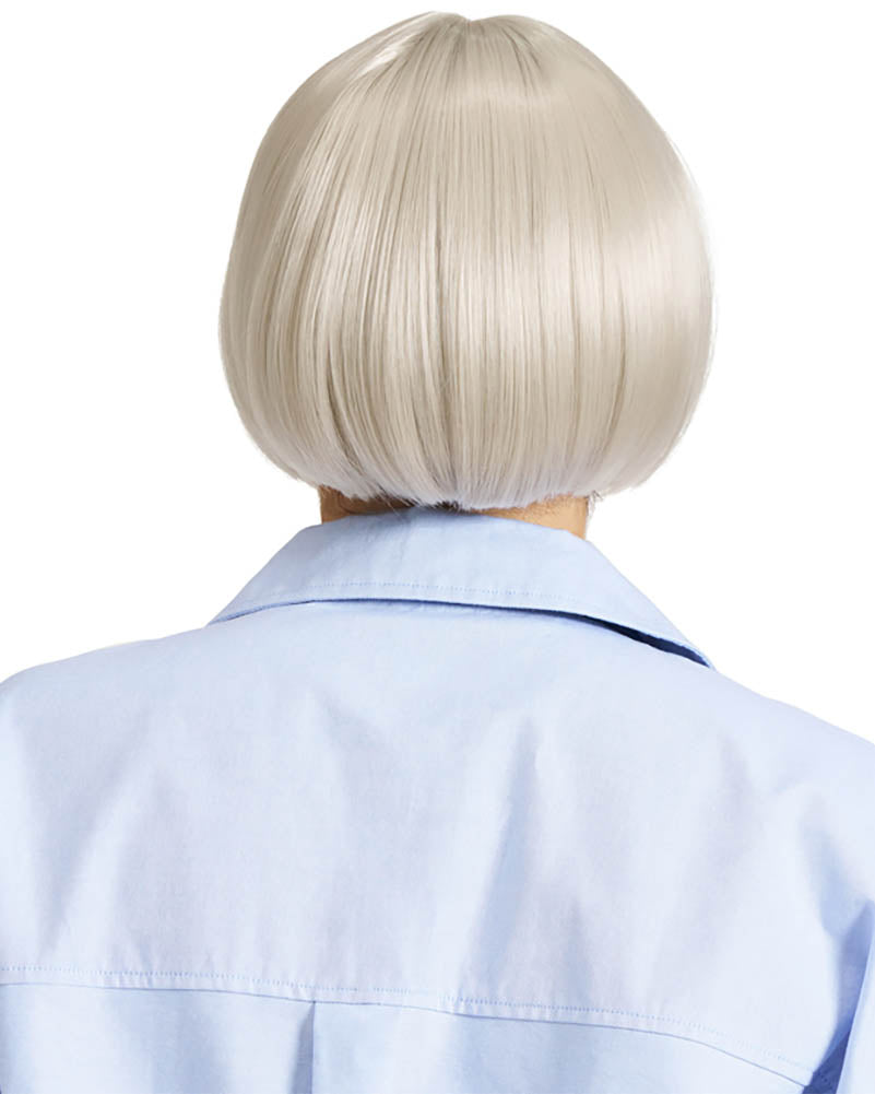 Hoity Shop Lady Deluxe Short Grey Wig