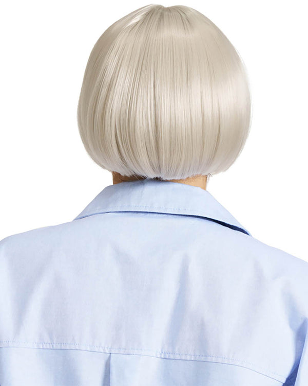 Hoity Shop Lady Deluxe Short Grey Wig