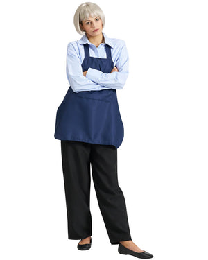 Hoity Shop Lady Wig Apron and Necklace Set