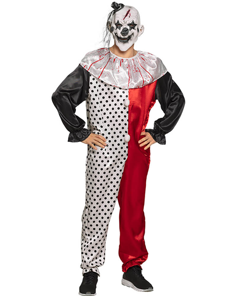 Psycho Clown Mens Halloween Costume