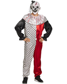Psycho Clown Mens Halloween Costume