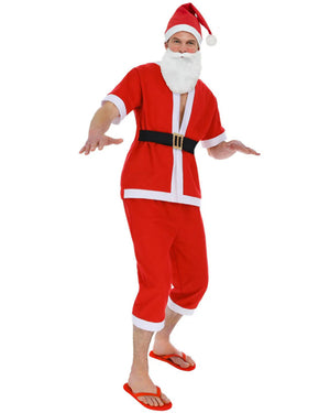 Pub Crawl Summer Santa Mens Christmas Costume