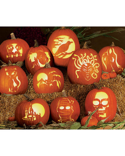 Pumpkin Carving Amazing Stencil Book