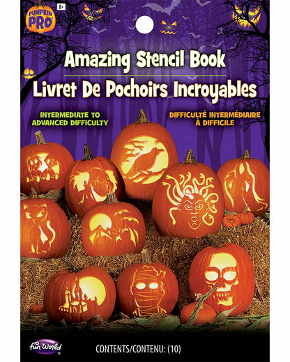 Pumpkin Carving Amazing Stencil Book