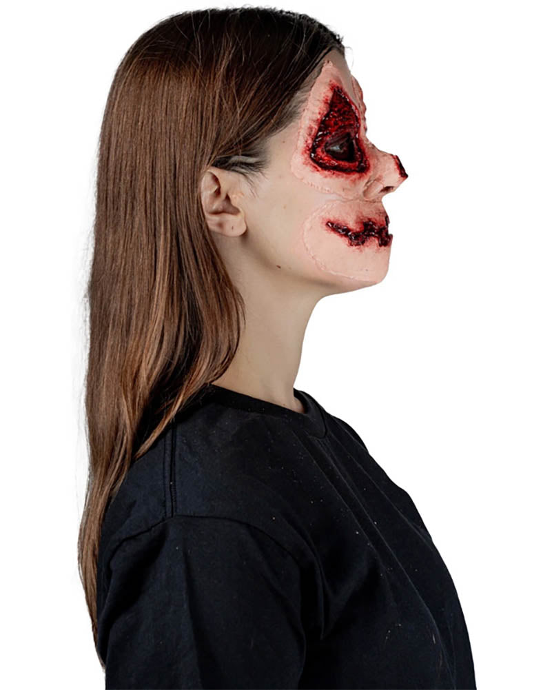 Pumpkin Face Scarification FX Appliance Transfer Prosthetic
