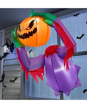 Pumpkin Ghost Broke Out Inflatable 1.3m