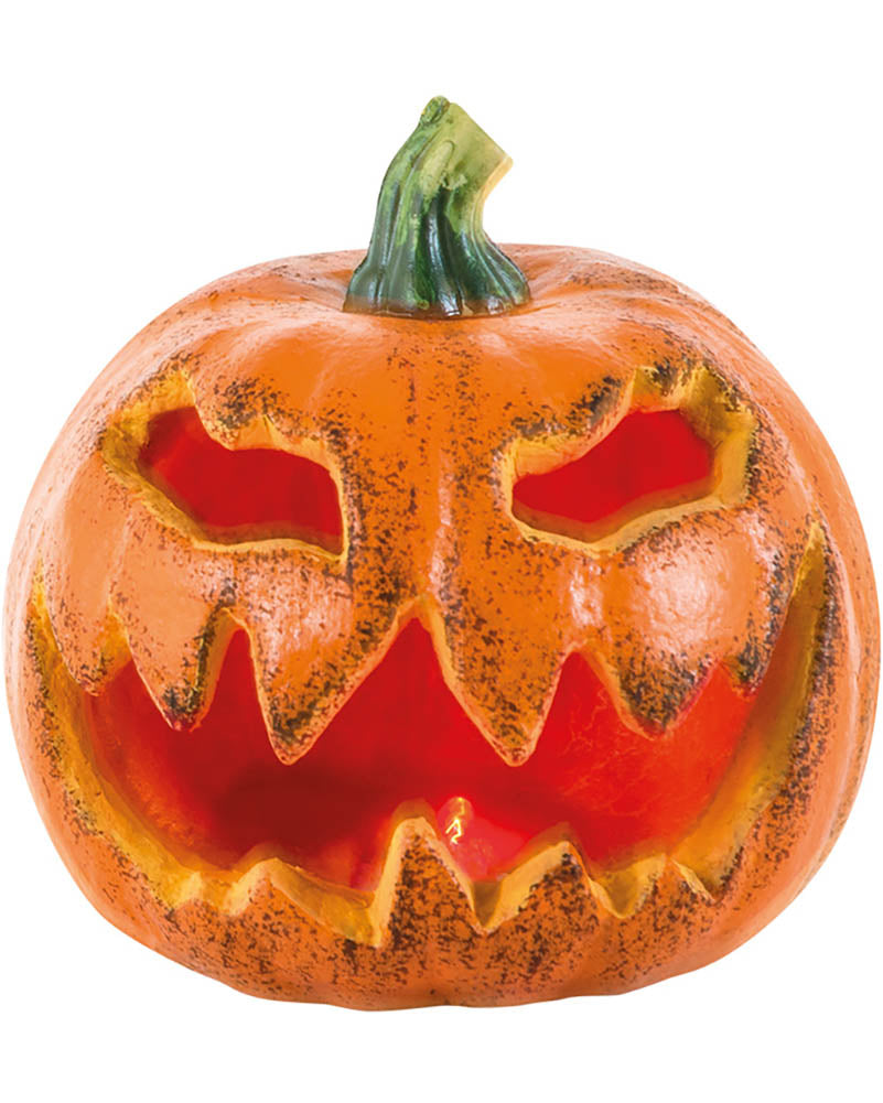 Pumpkin Haunted LED Halloween Decoration 16cm