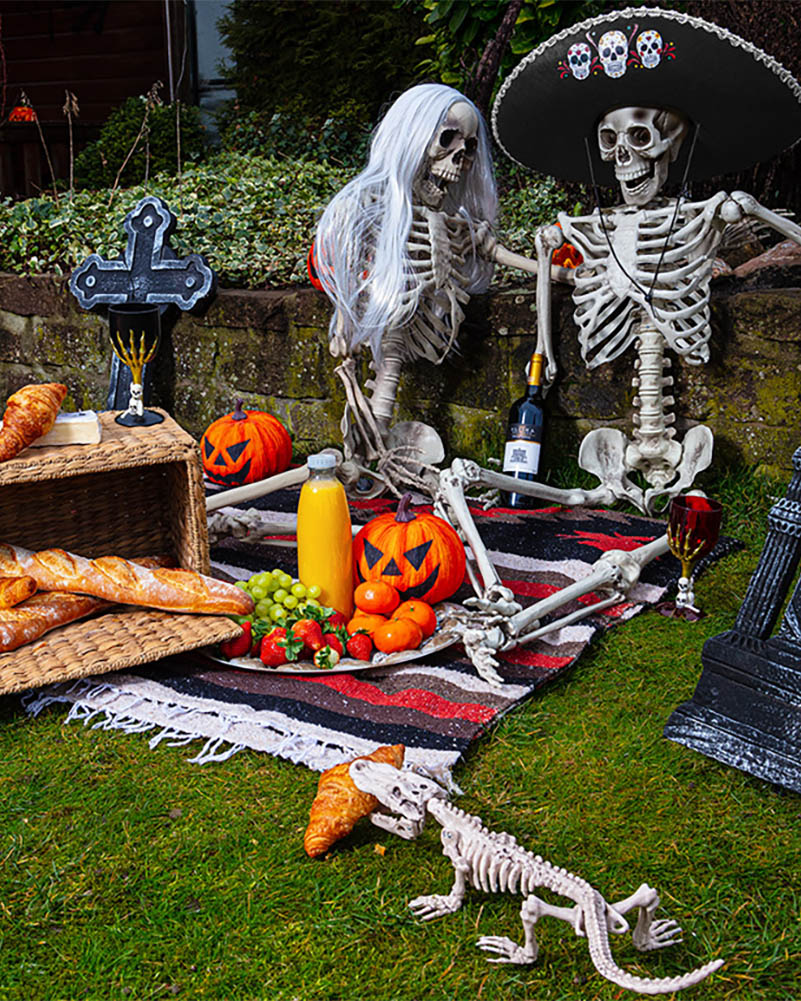 Pumpkin Haunted LED Halloween Decoration 16cm