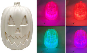 Light Up Pumpkin Decoration with Sound 40cm