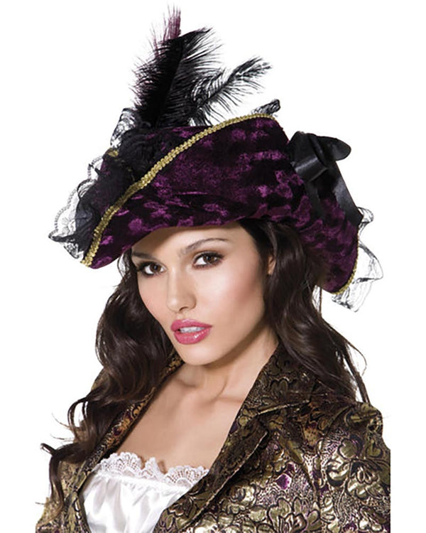Purple Fever Marauding Womens Pirate Hat