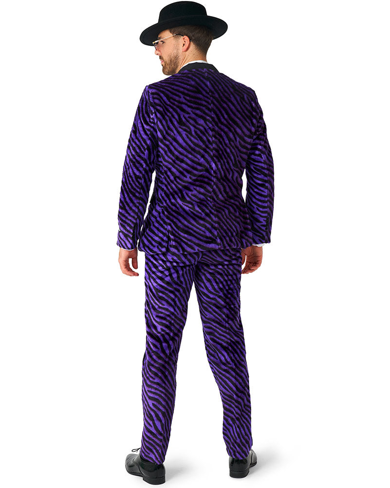 Purple Pimp Faux Fur Mens Suitmeister