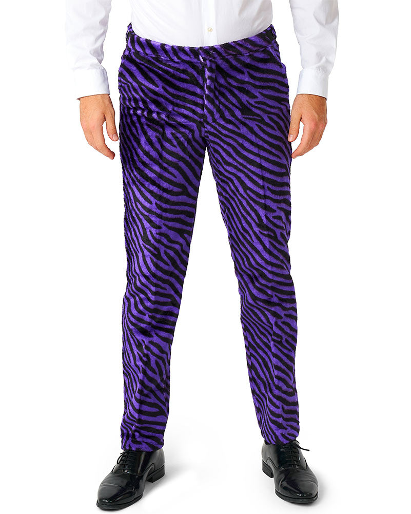 Purple Pimp Faux Fur Mens Suitmeister