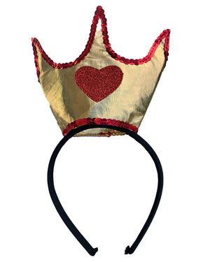 Wonderland Queen of Hearts Deluxe Girls Costume