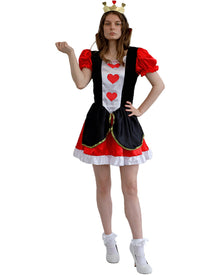 Queen of Hearts Dress Womens Costume