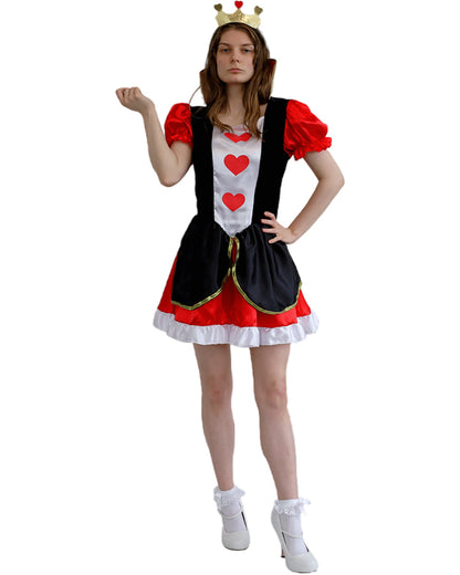 Queen of Hearts Dress Womens Costume
