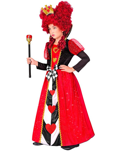 Classic Queen of Hearts Girls Costume