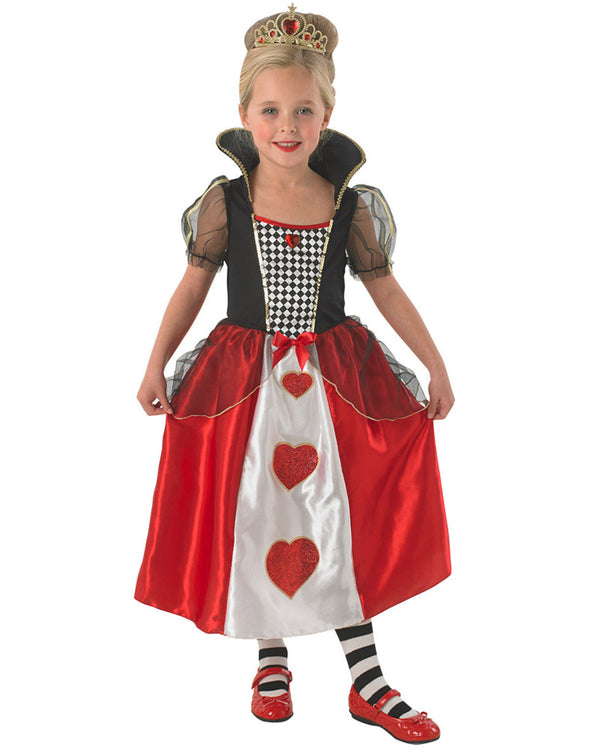 Queen of Hearts Girls Costume