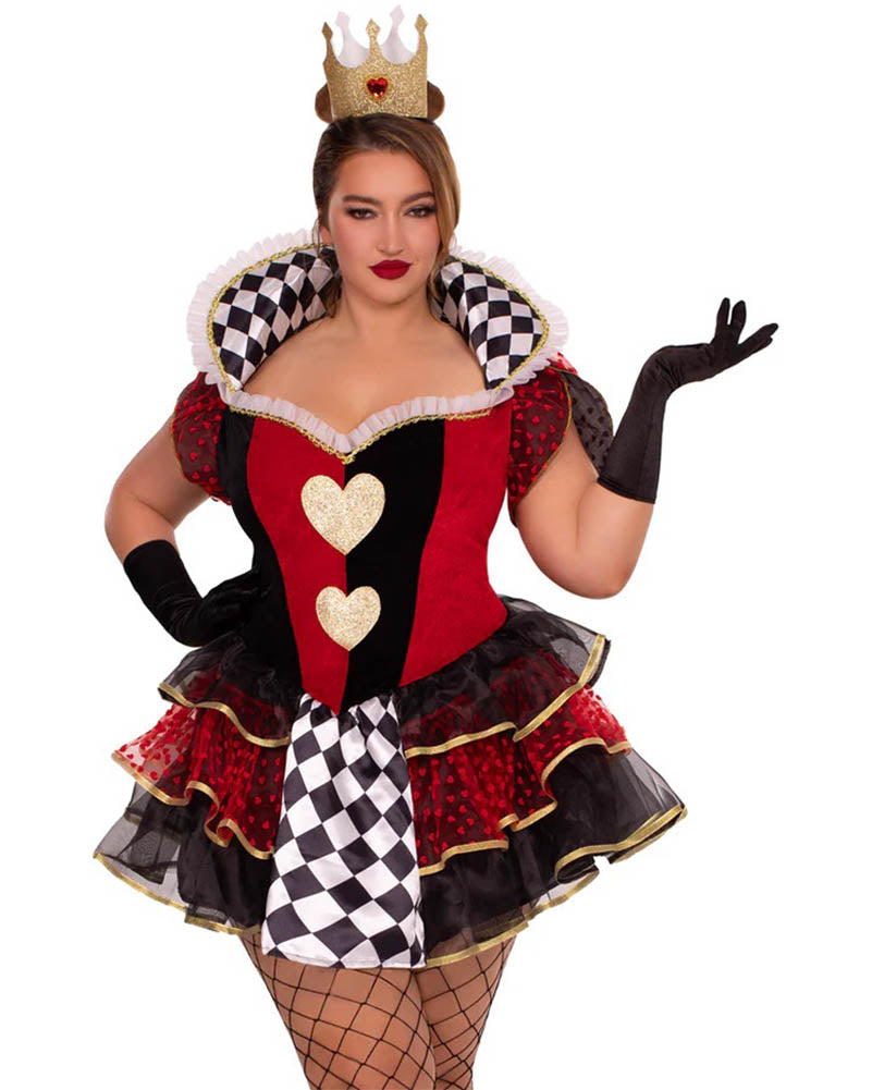 Majestic Queen of Hearts Plus Size Womens Costume