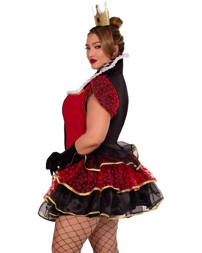 Majestic Queen of Hearts Plus Size Womens Costume