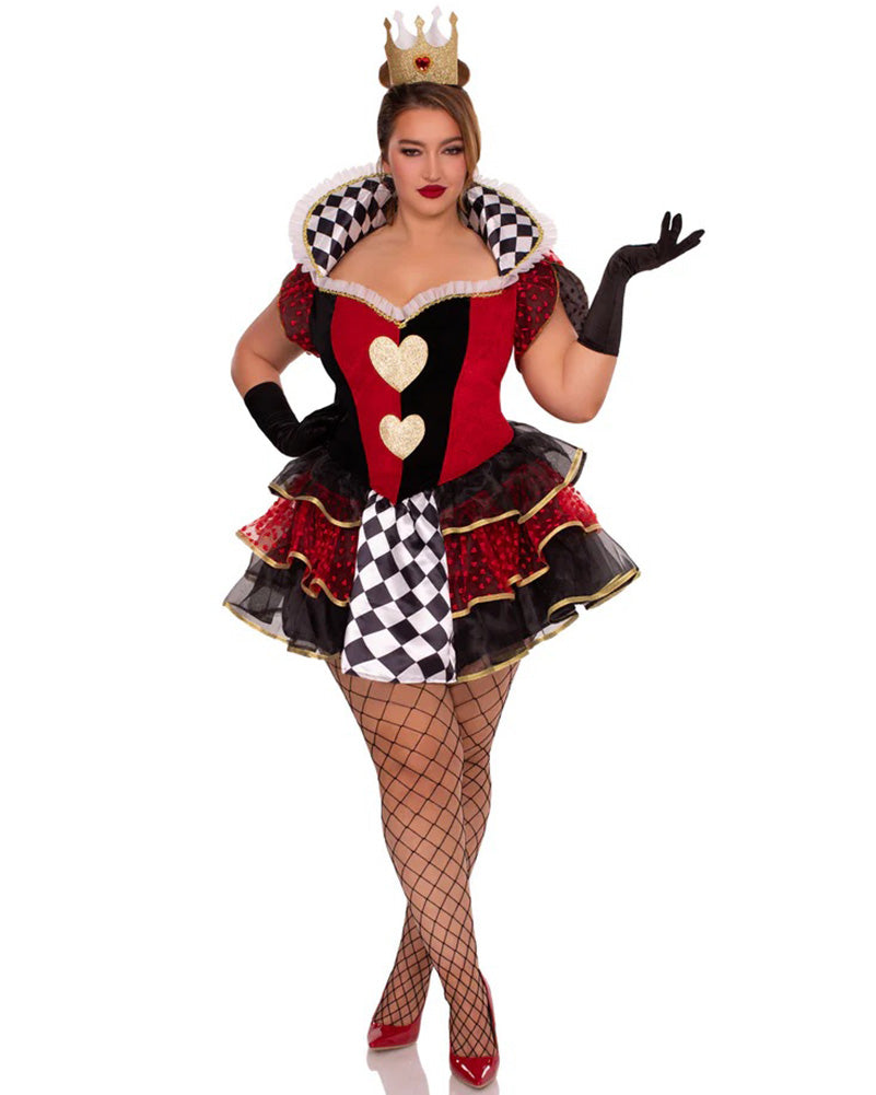 Majestic Queen of Hearts Plus Size Womens Costume