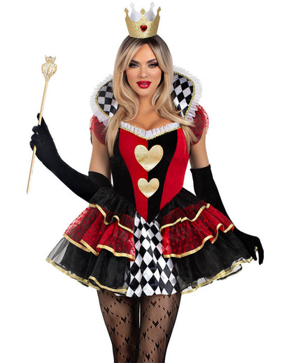 Majestic Queen of Hearts Womens Costume