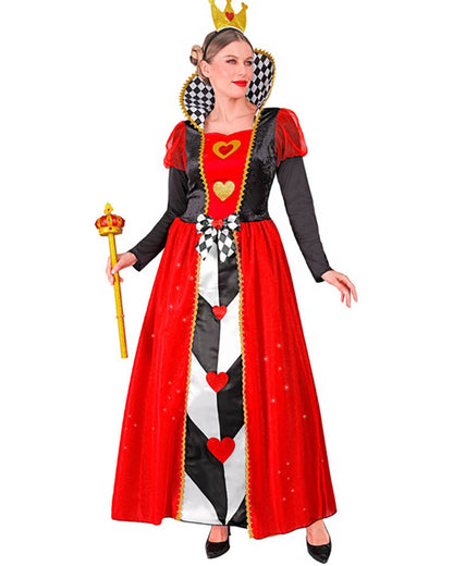 Royal Red Queen of Hearts Womens Book Week Costume