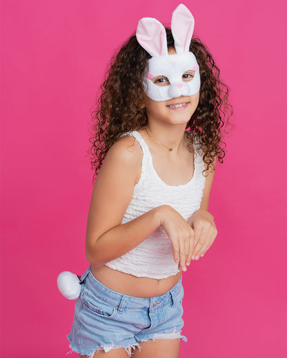 Rabbit Deluxe Mask and Tail Set