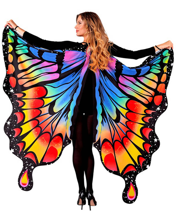 Rainbow Butterfly Adult Wing Cape
