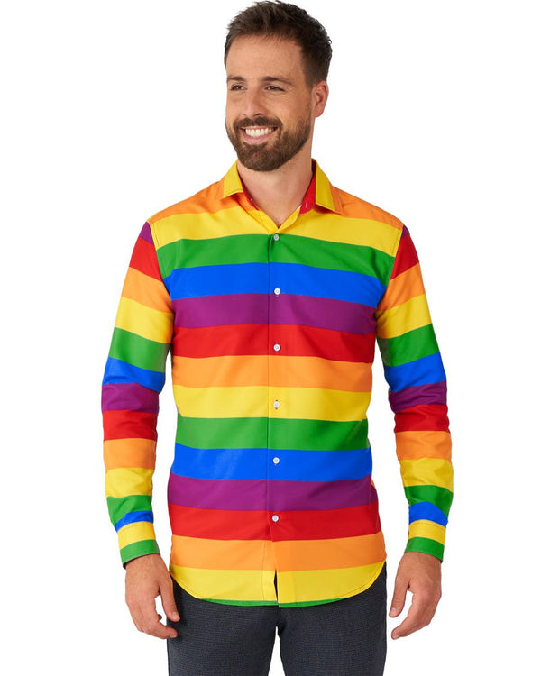 Rainbow Mens Suitmeister Shirt - Main Image