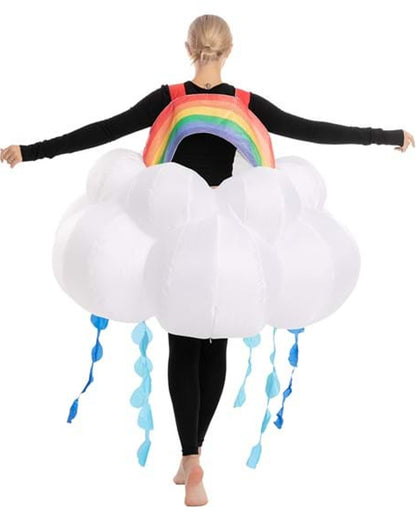 Raining Rainbow Cloud Inflatable Adult Costume