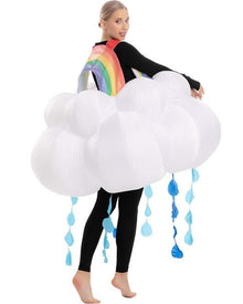 Raining Rainbow Cloud Inflatable Adult Costume