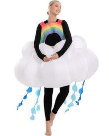 Raining Rainbow Cloud Inflatable Adult Costume