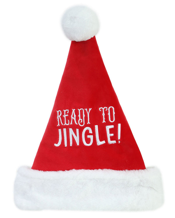 Christmas Ready To Jingle Super Soft Santa Hat