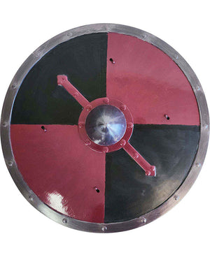 Red and Black Viking Shield 45cm
