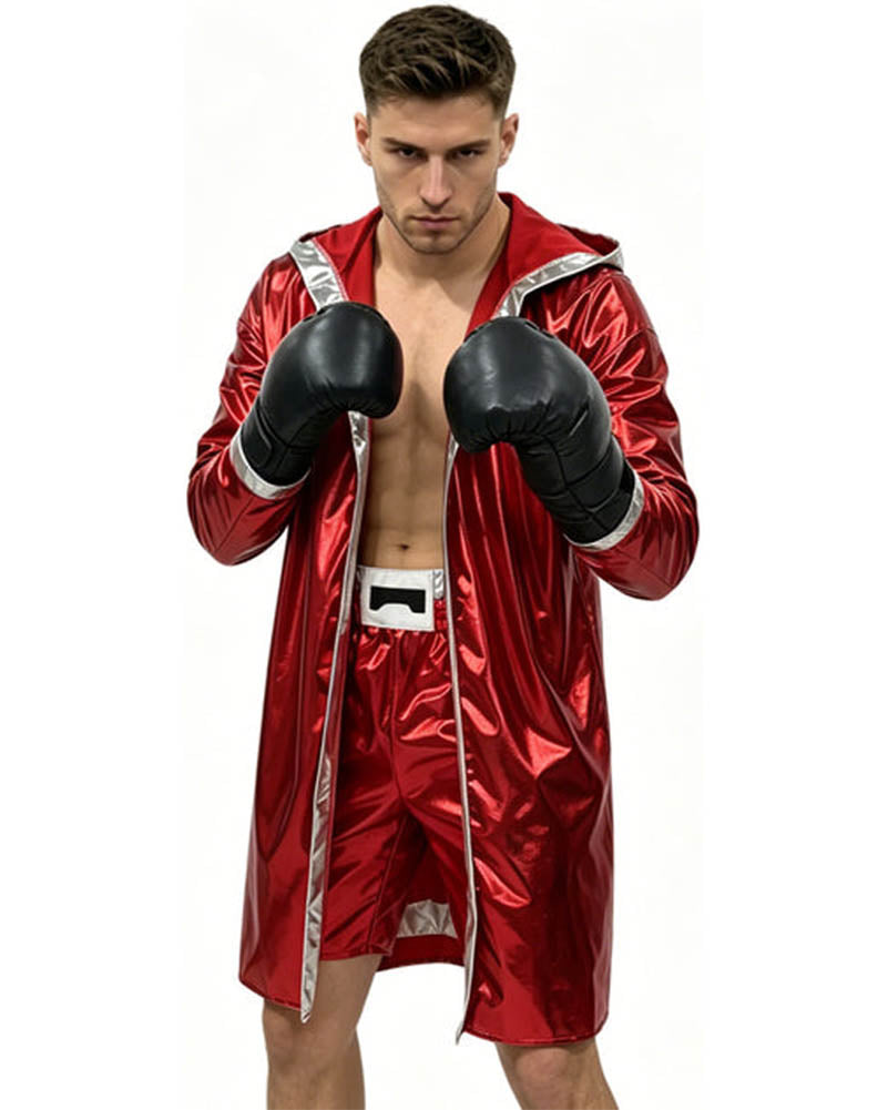 Red Boxing Champion Mens Costume