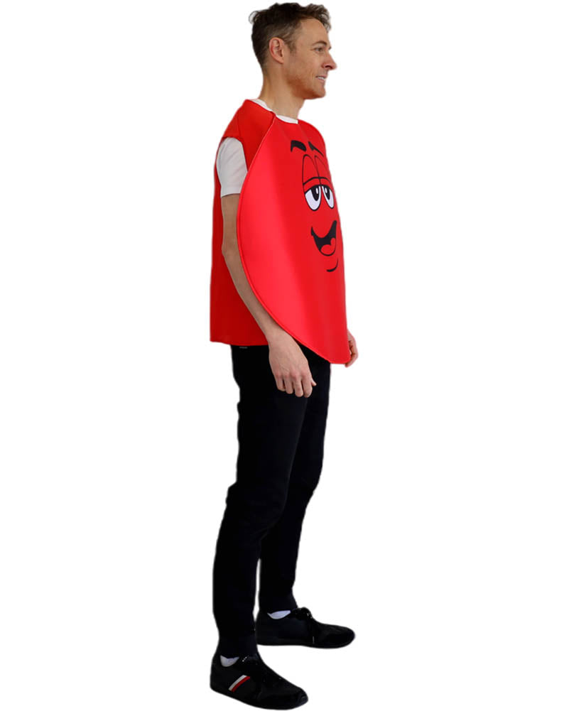 Red Coloured Chocolate Adult Costume