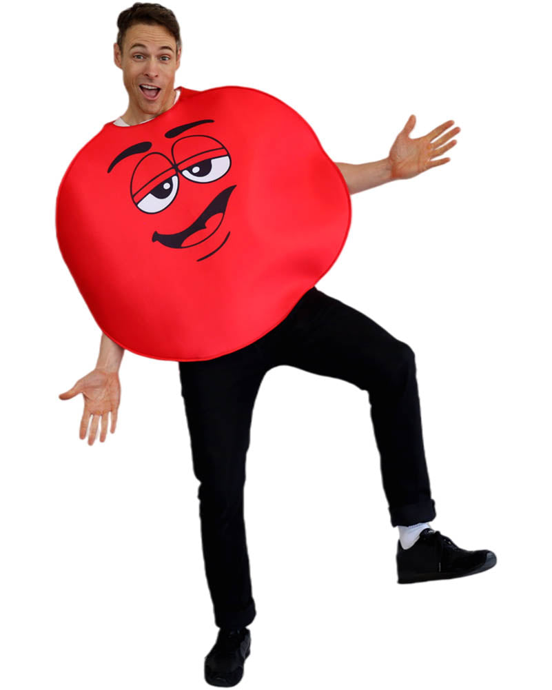 Red Coloured Chocolate Adult Costume