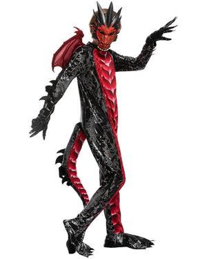 Red Dragon Boys Costume