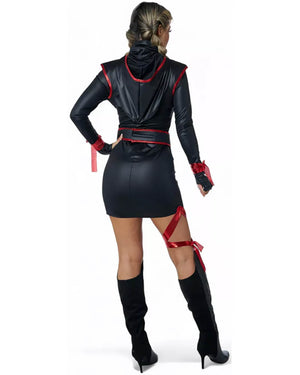 Red Fury Ninja Womens Costume