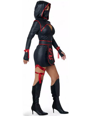 Red Fury Ninja Womens Costume