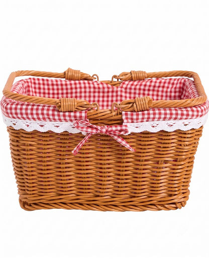 Red Gingham Fairytale Basket