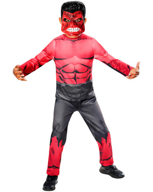 Red Hulk Boys Costume