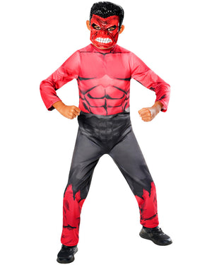 Red Hulk Boys Costume