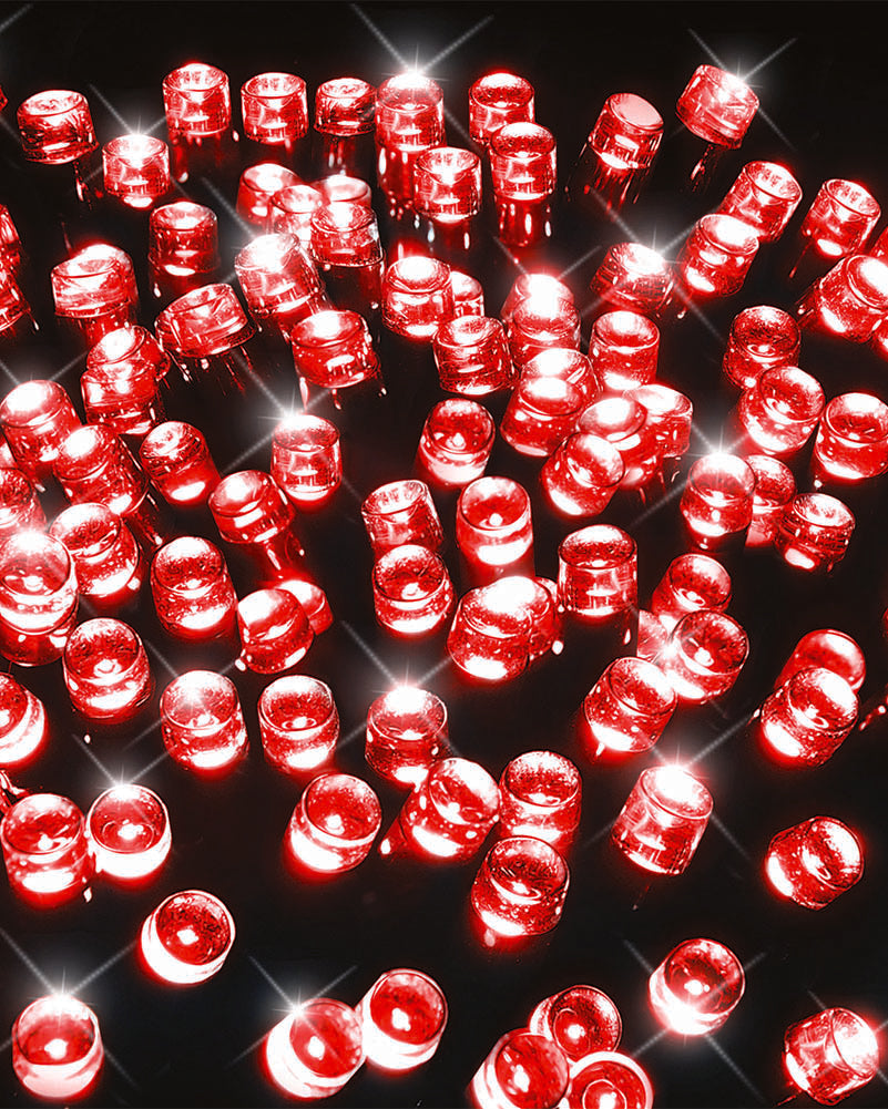 Flashing Red 400 Piece LED Fairy Lights