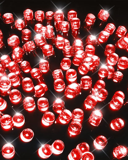 Flashing Red 400 Piece LED Fairy Lights